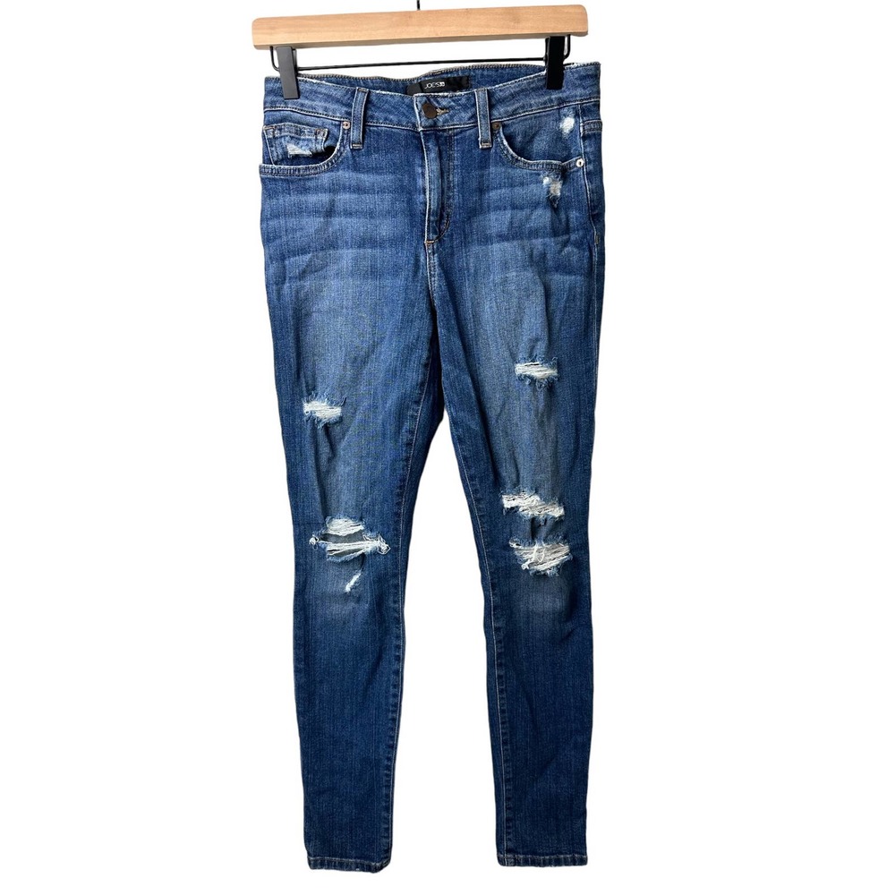 Joe's Jeans Beckett Skinny Distressed Medium Wash 28 Women's